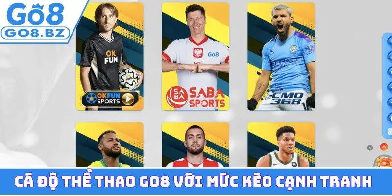 Cá độ thể thao GO8 với mức kèo cạnh tranh